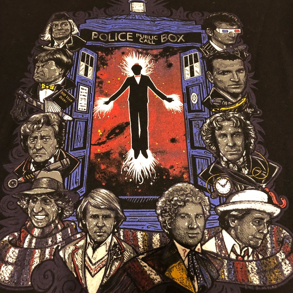 Dr.Who 50th Anniversary edition Tee Fury t-shirt